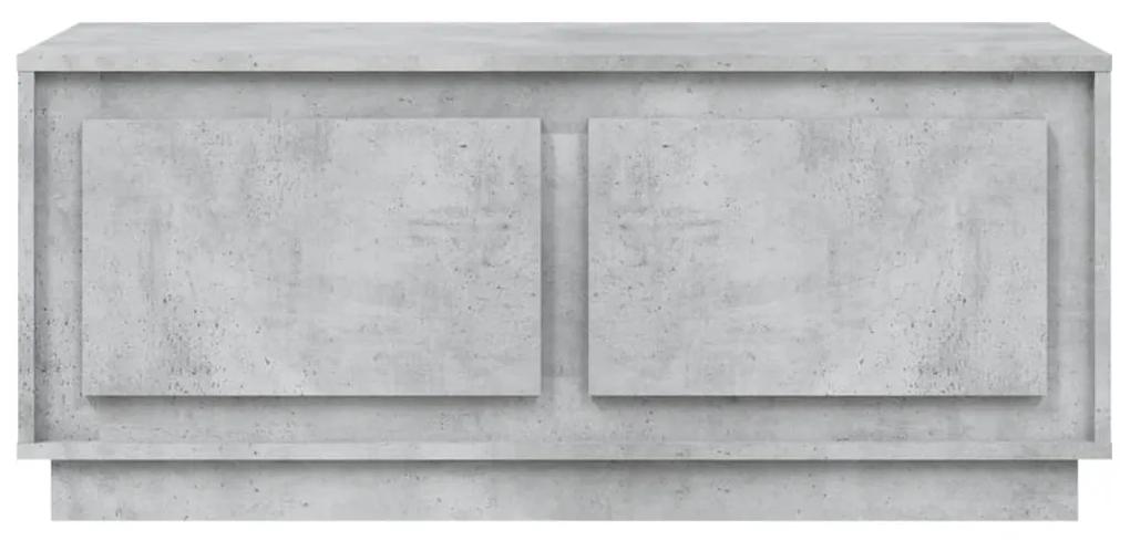 Mesa de centro 102x50x44 cm derivados de madeira cinza cimento