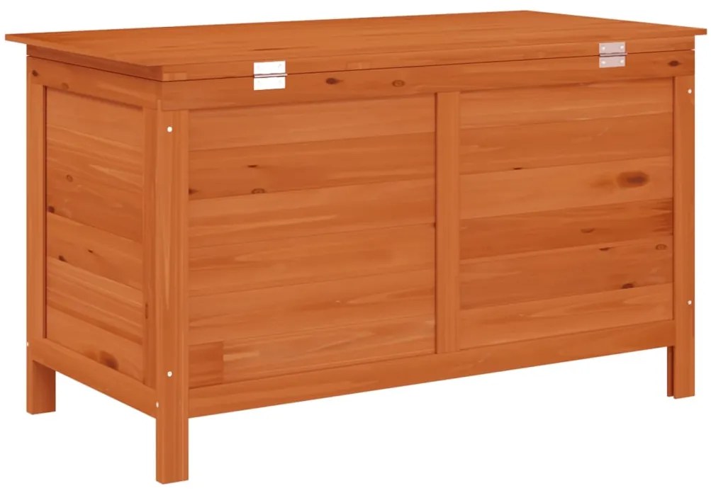 Caixa de arrumação para jardim 99x49,5x58,5 cm abeto maciço