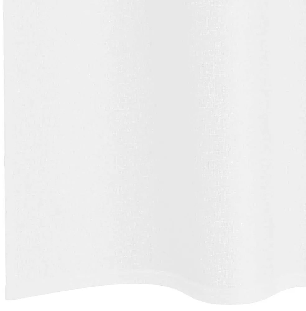 Cortinas com cortinas 2 pcs Branco 140 x 140 cm Poliéster