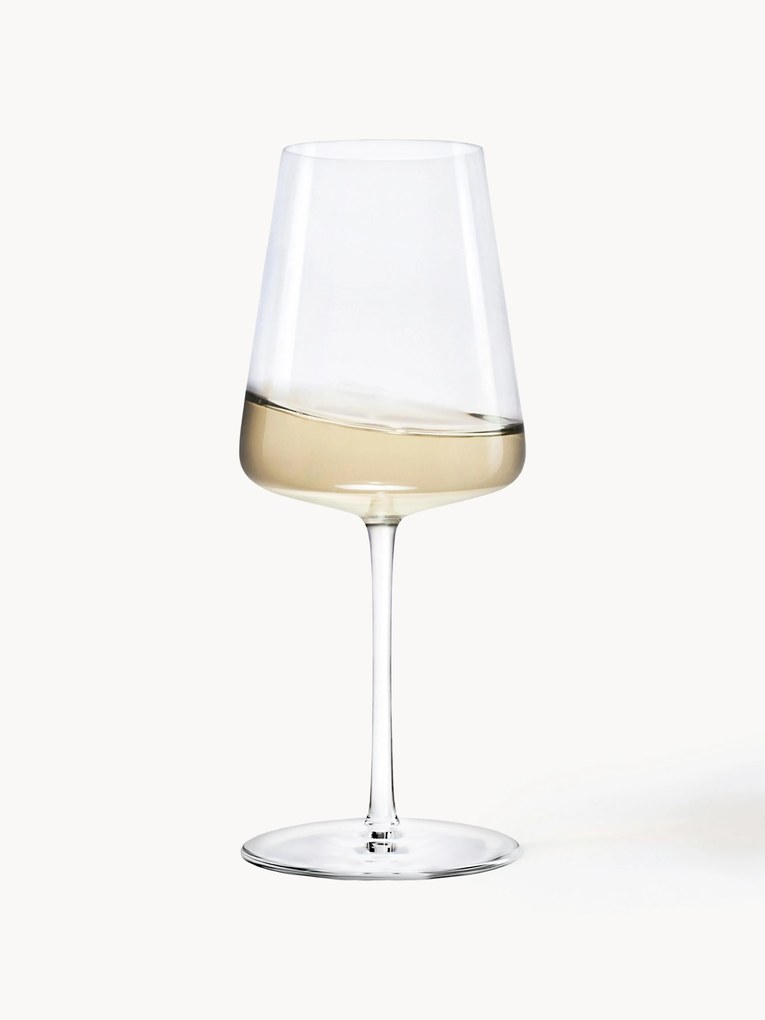 Copos de vinho branco de cristal Power, conjunto de 6