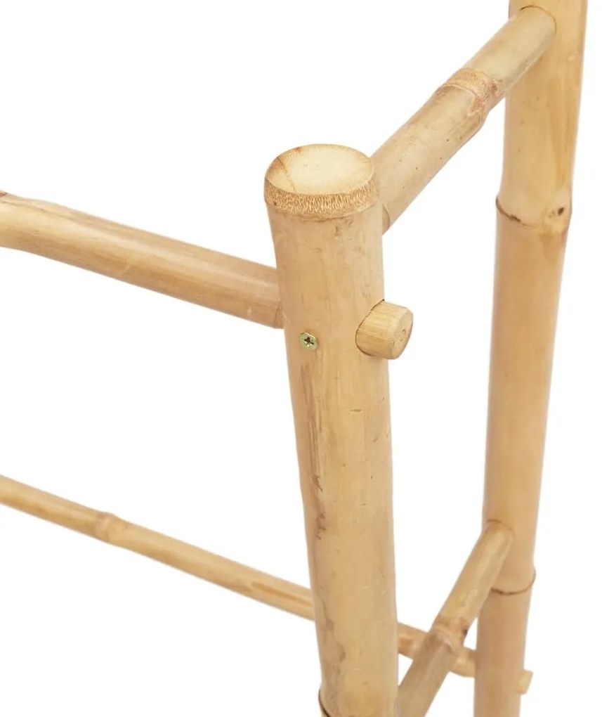 Suporte para roupas 100x30x100 cm bambu
