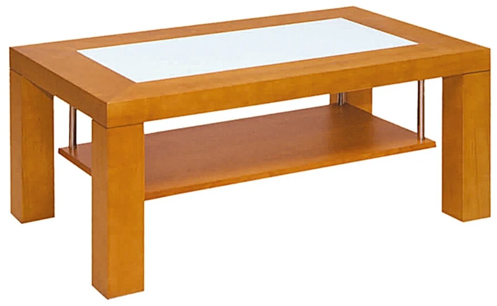 Mesa de centro 1458 - (110x60cm | Personalizavel) - carvalho natural