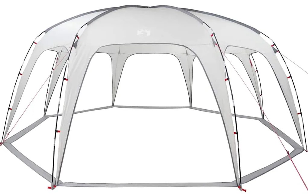 Tenda de festas impermeável cinzento