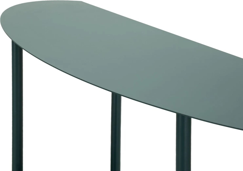 MESA CONSOLA SATURN 90X28XX81 CM Azul petróleo