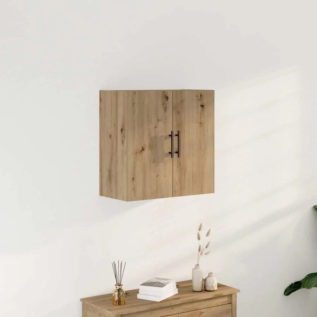 vidaXL Armário de Parede Carvalho Artesanal 60 x 31,5 x 60 cm