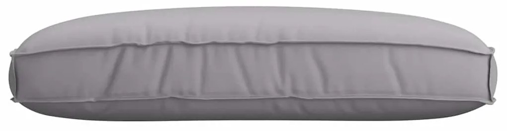 Almofada de Palete para Assento Cinza 120x80x12 cm Tecido Oxford