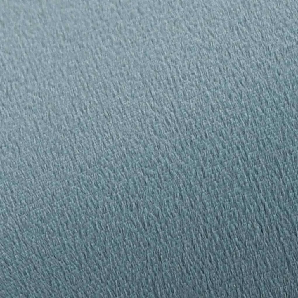 Banco 28 x 36 cm veludo azul-claro e dourado