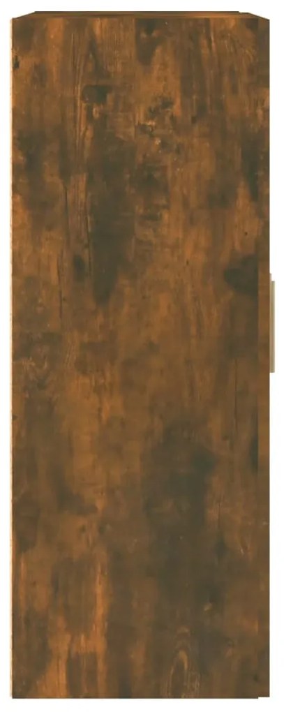 Armário parede 69,5x32,5x90 cm madeira processada cor fumado