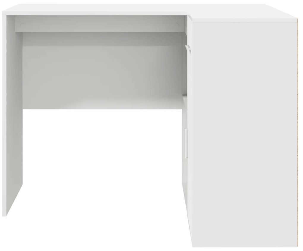 mesa de canto Branca 102x88x75 cm Madeira de Engenharia