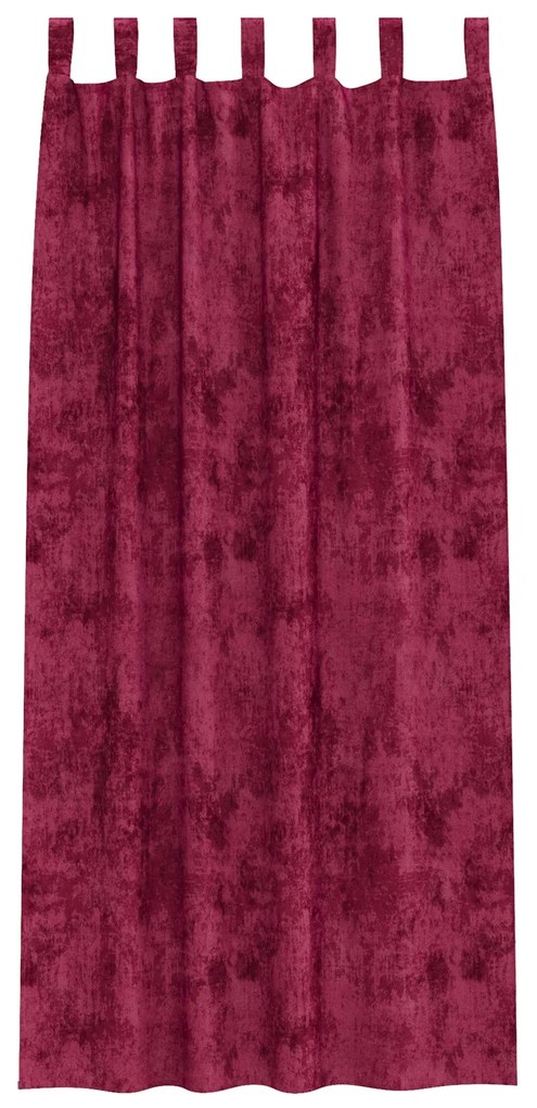 Cortinas de Veludo 2 pcs com Abas Bordô 260x140 cm