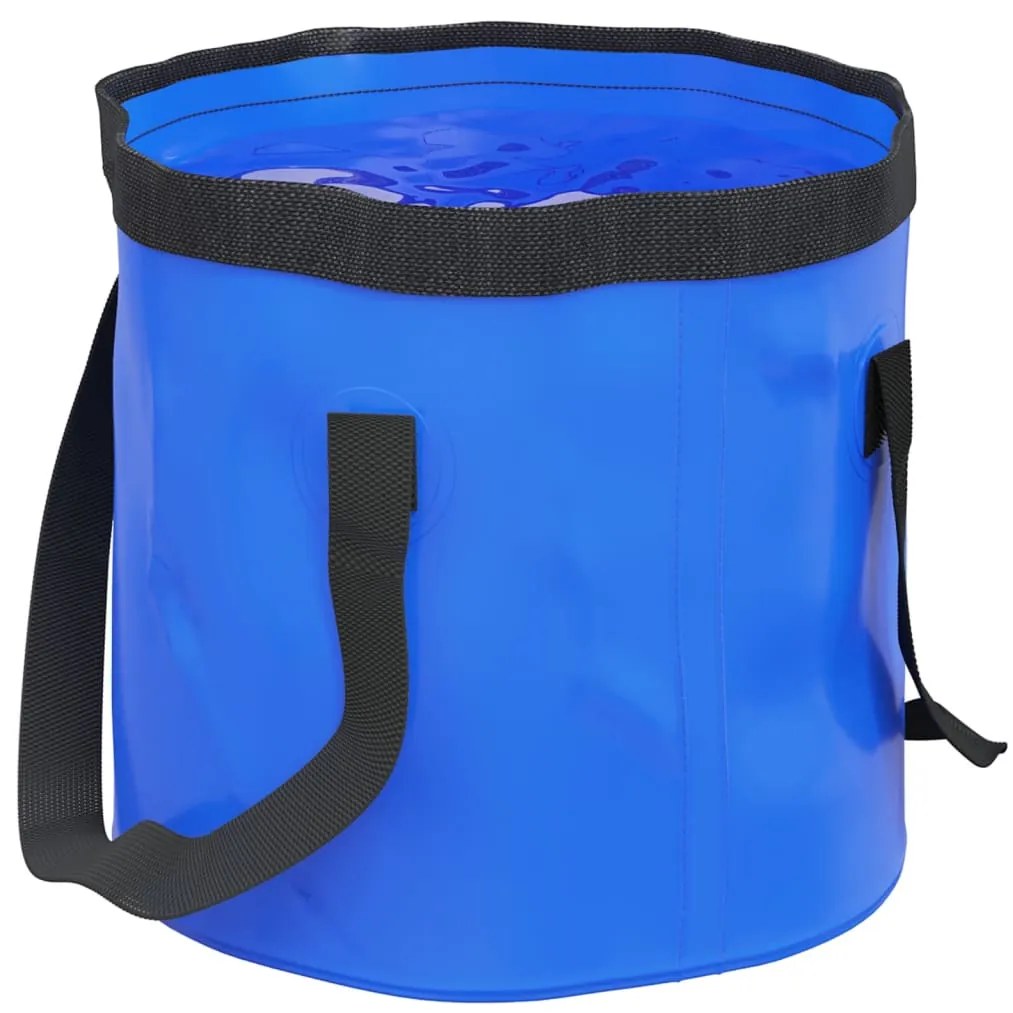 Baldes dobráveis 2 pcs 20 L PVC azul