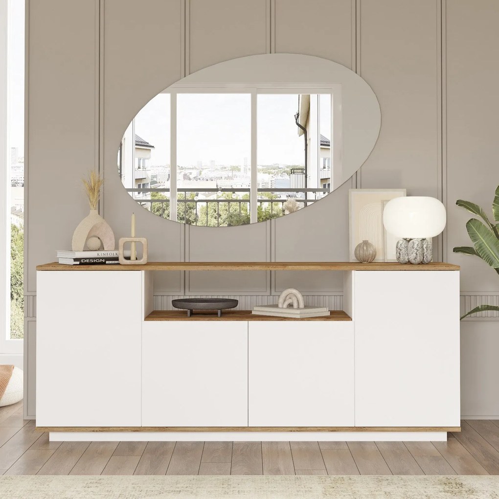 Console FR15 – Atlantic Pine White – 180x75x44,5 cm