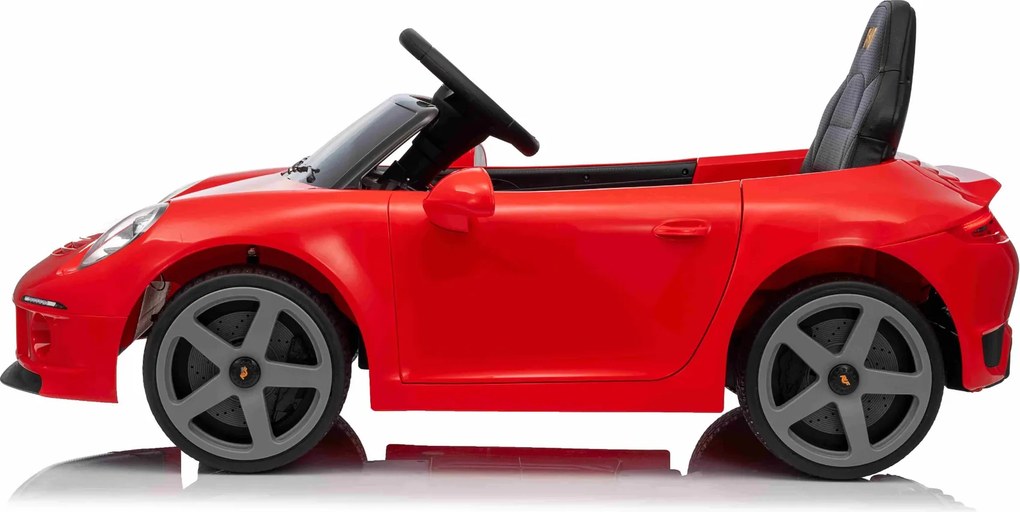 Carro elétrico para crianças RUF GT 12V,com portas rebatíveis, comando remoto, luzes LED dianteiras e traseiras, entrada USB/Aux, bateria de lítio, li