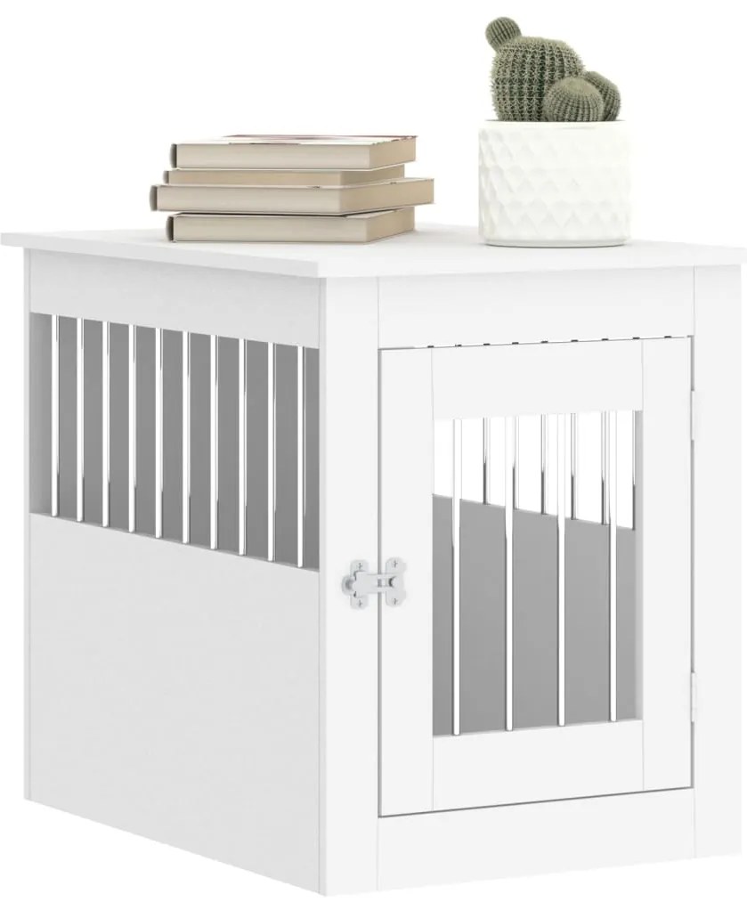 Móvel casota para cão 55x75x65 cm derivados de madeira branco