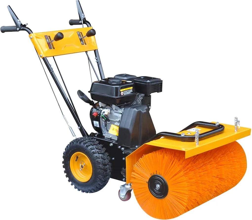 vidaXL Varredor multifuncional motor a gasolina 6,5 CV