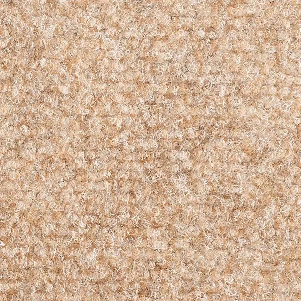 Tapetes de escada adesivos 30 pcs 56x17x3 cm creme