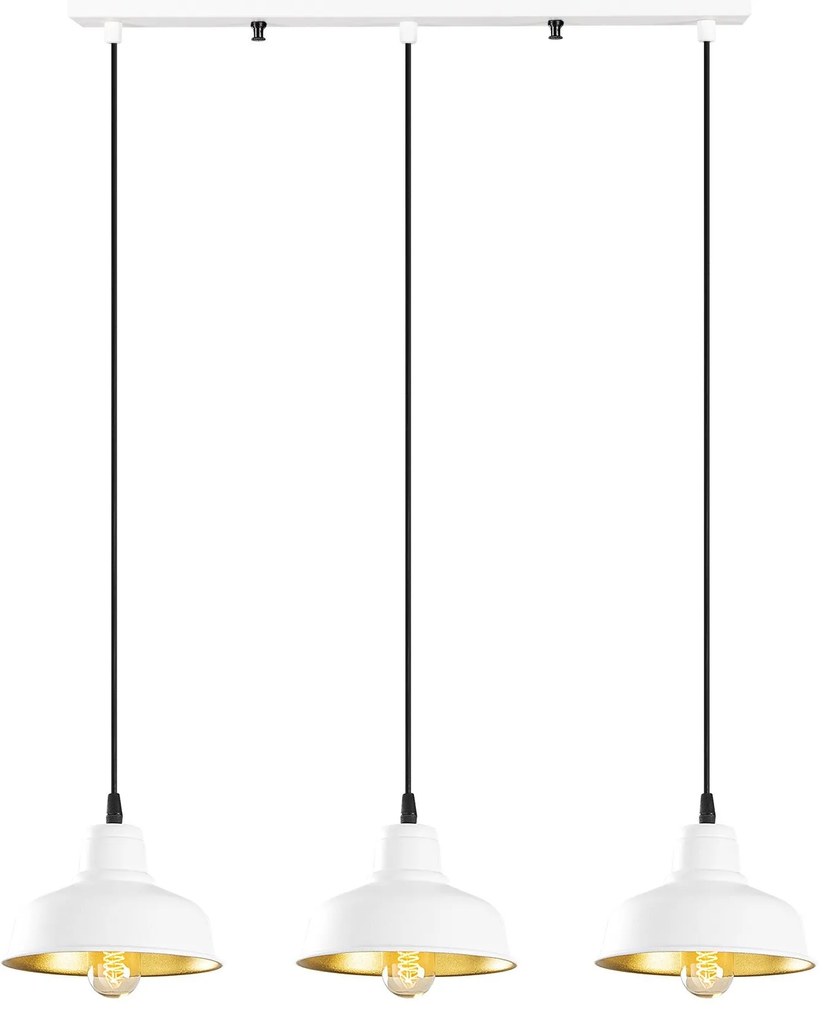 Candeeiro de Teto Berceste – Branco – 59 x 19 cm
