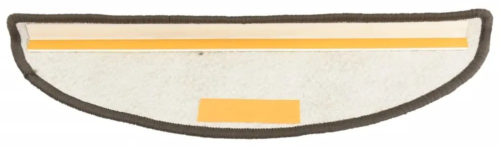 Tapete/carpete para degraus 15 pcs 65x21x4 cm antracite