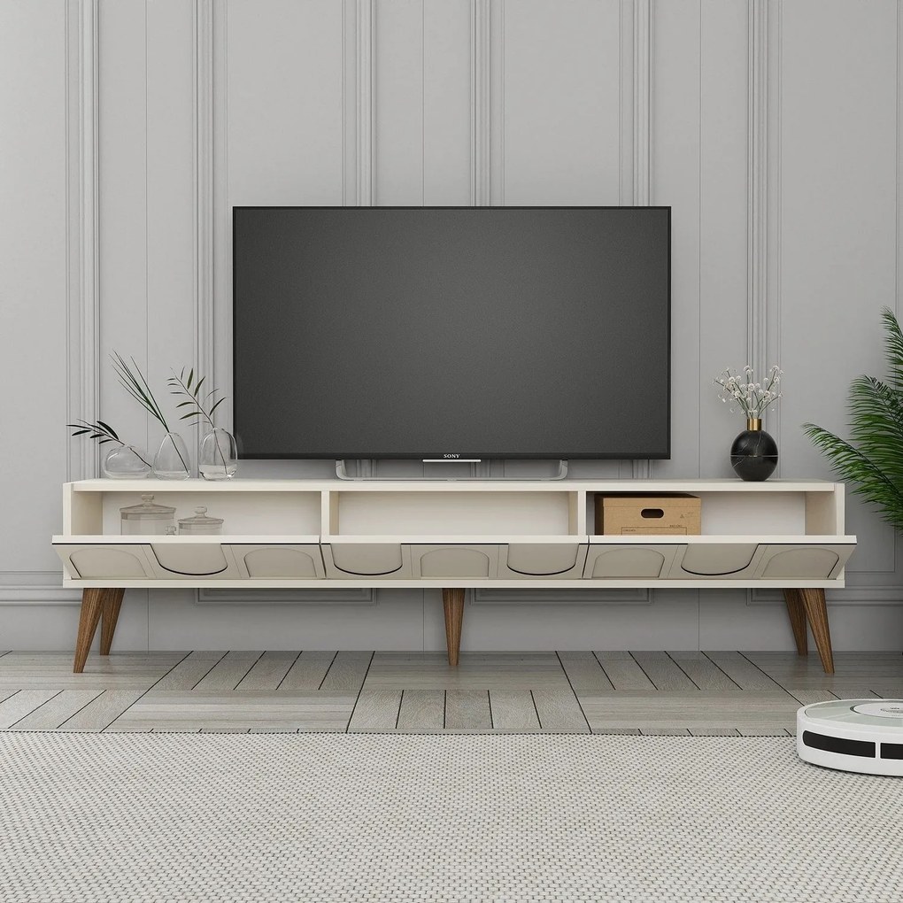 Unidade TV Lyon – Creme Nogueira – 180x44x35 cm