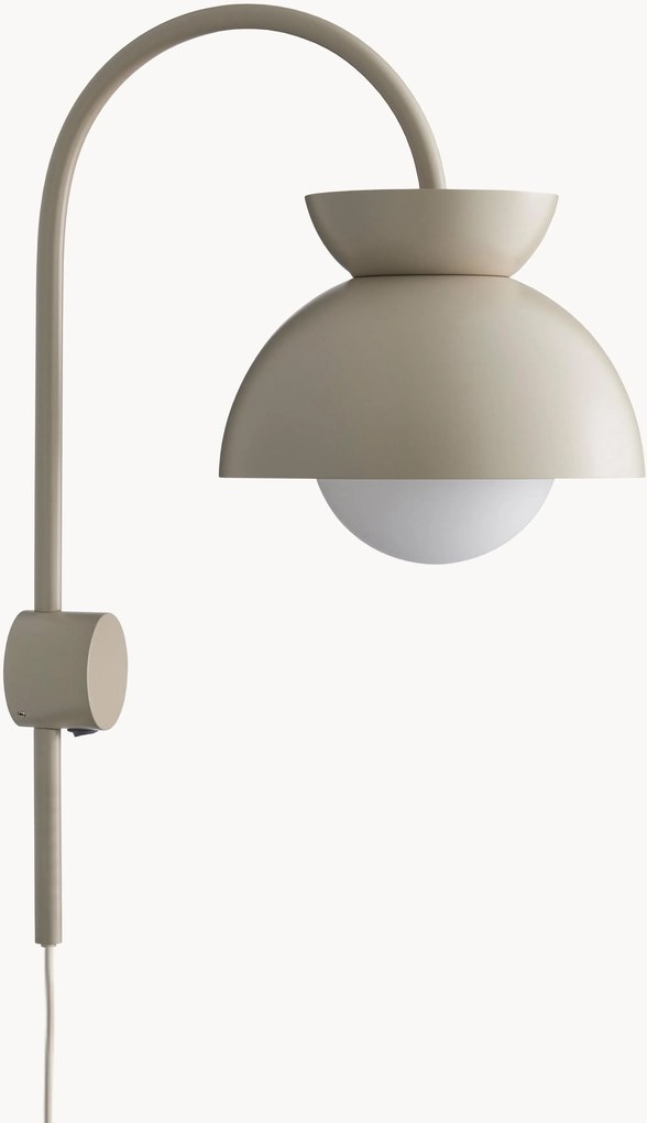 Candeeiro de parede com ficha Butterfly