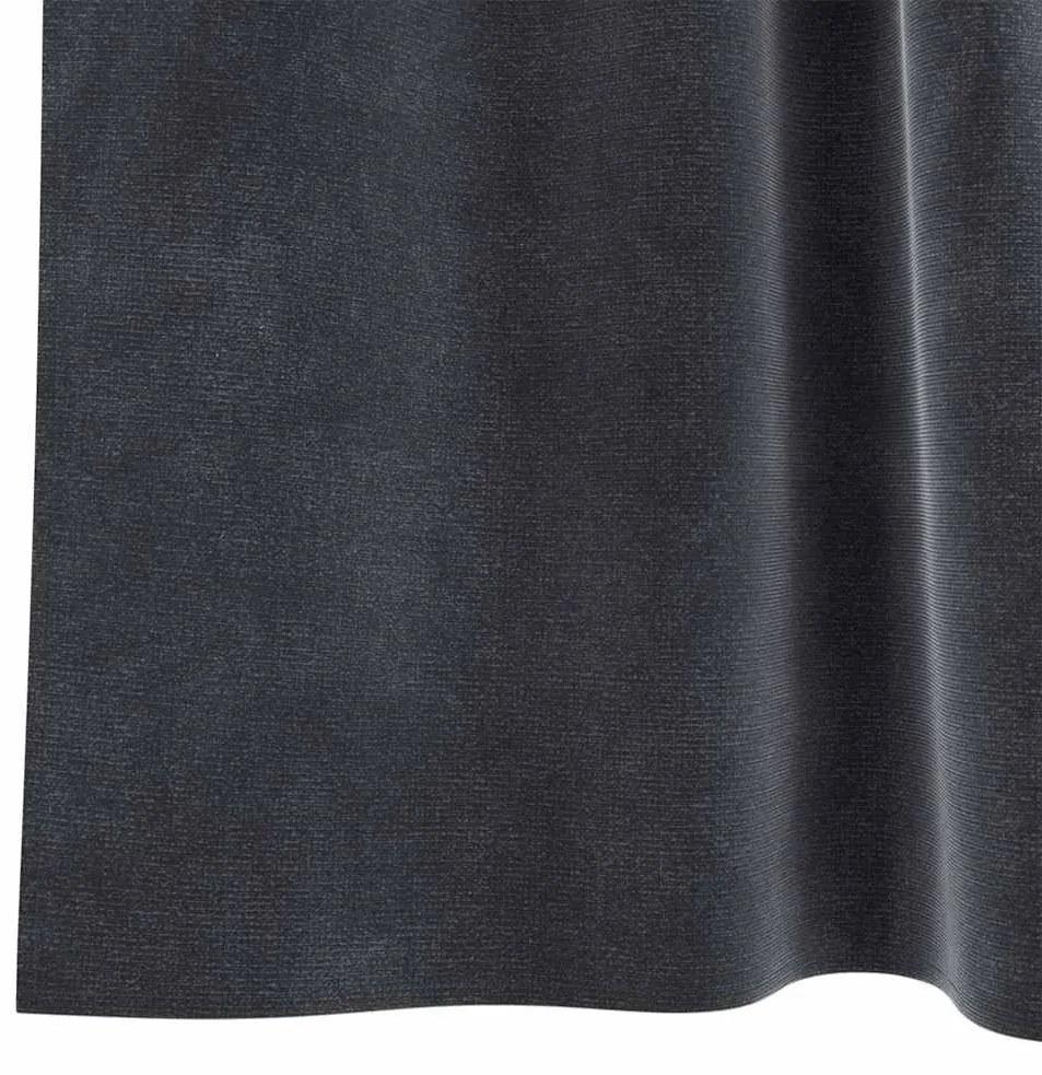 Cortinas Blackout vidaXL com alças para pendurar 2 pcs Cinza Escuro Ve