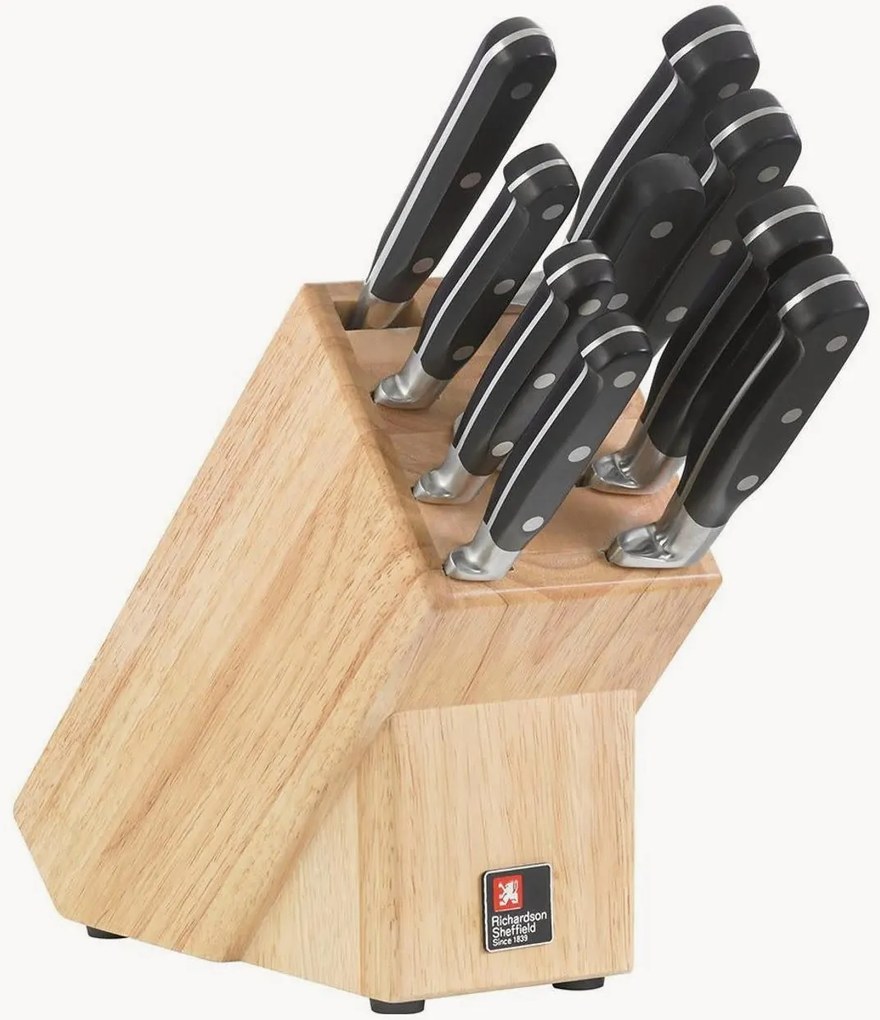 Facas de cozinha com bloco Sabatier Life, conjunto de 10