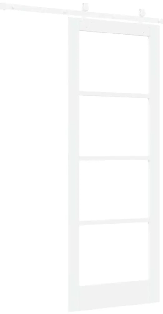 Conjunto de Porta Deslizante com Hardware vidaXL Branco 78x211 cm Made