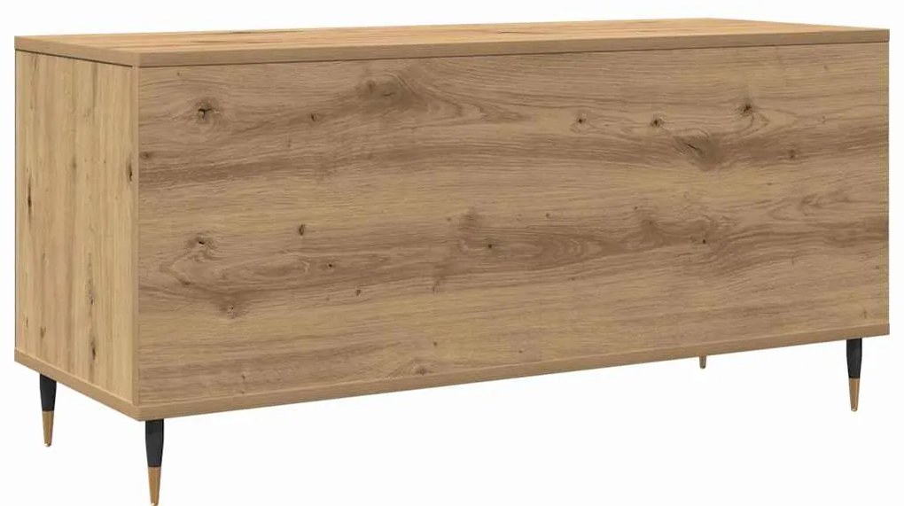 Armário de Registros vidaXL Carvalho Artesanal 100x38x48 cm Madeira Re