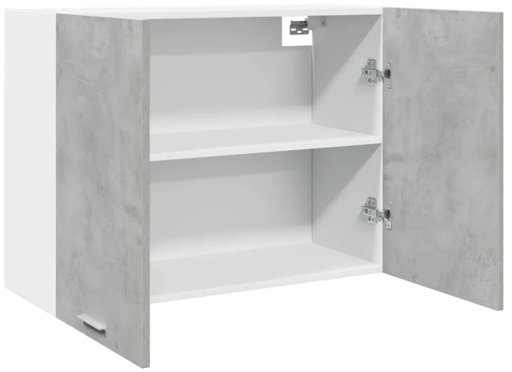 Armário suspenso “Lyon” 80x31x60 cm cinza cimento