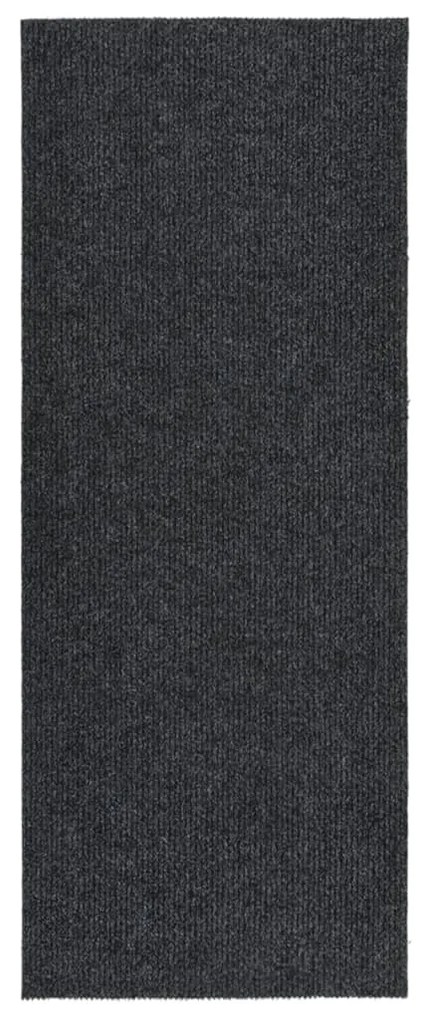 vidaXL Tapete/passadeira de entrada 100x250 cm antracite