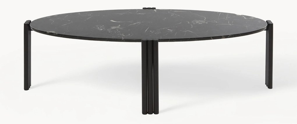 Mesa de centro oval em mármore Tribus