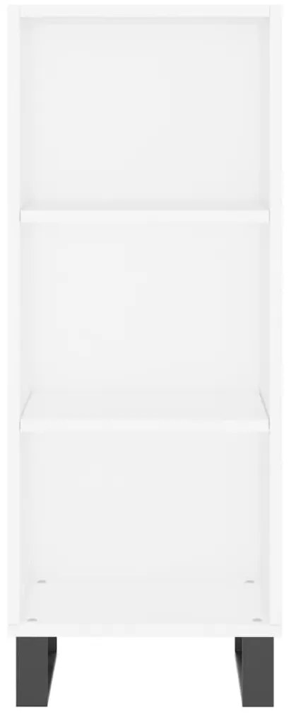 Armário alto 34,5x34x180 cm madeira processada branco