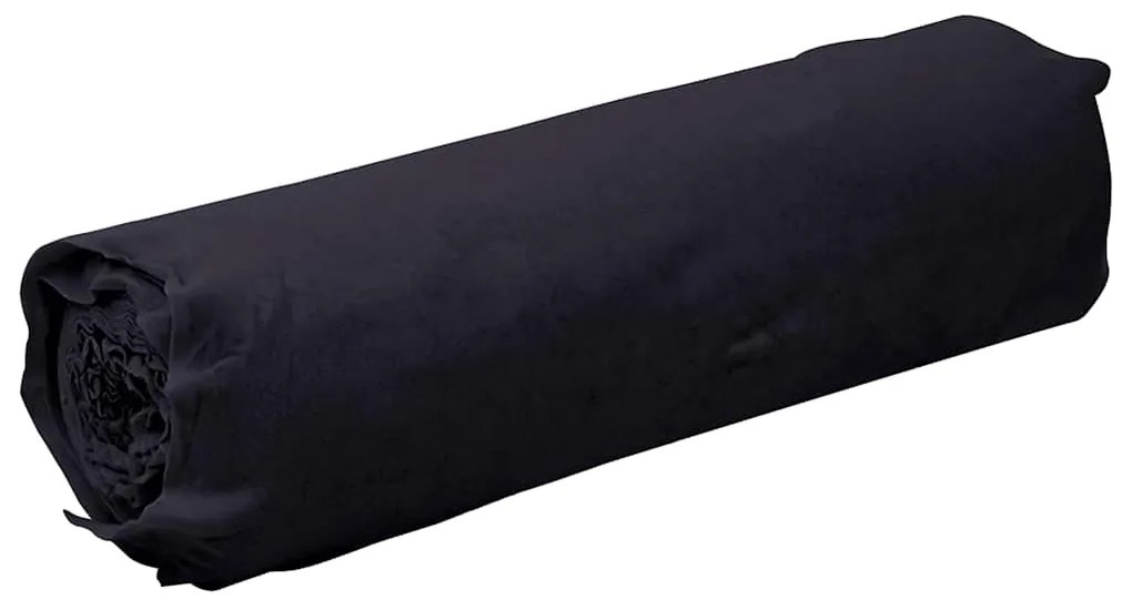 Membrana de geotêxtil 1x50 m fibra de poliéster preto