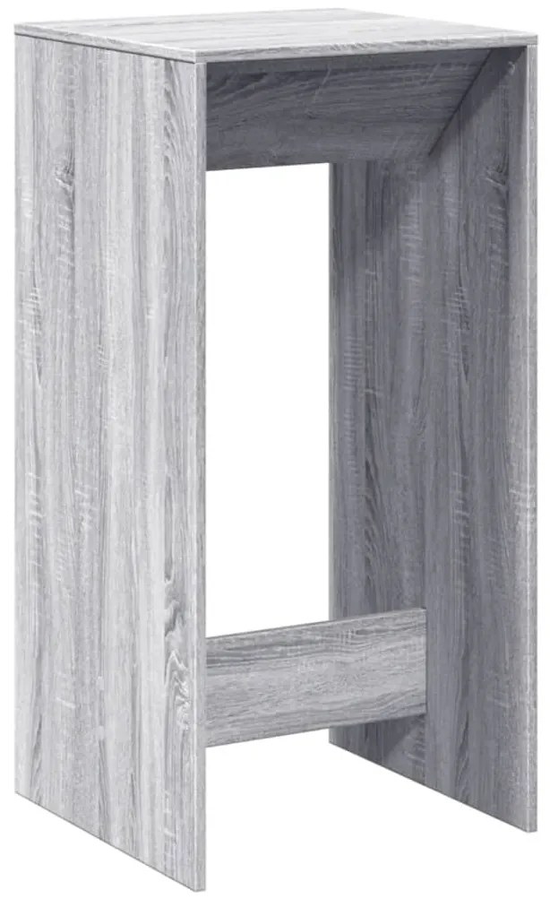 Mesa de bar 51x50x103,5 cm derivados de madeira cinzento sonoma
