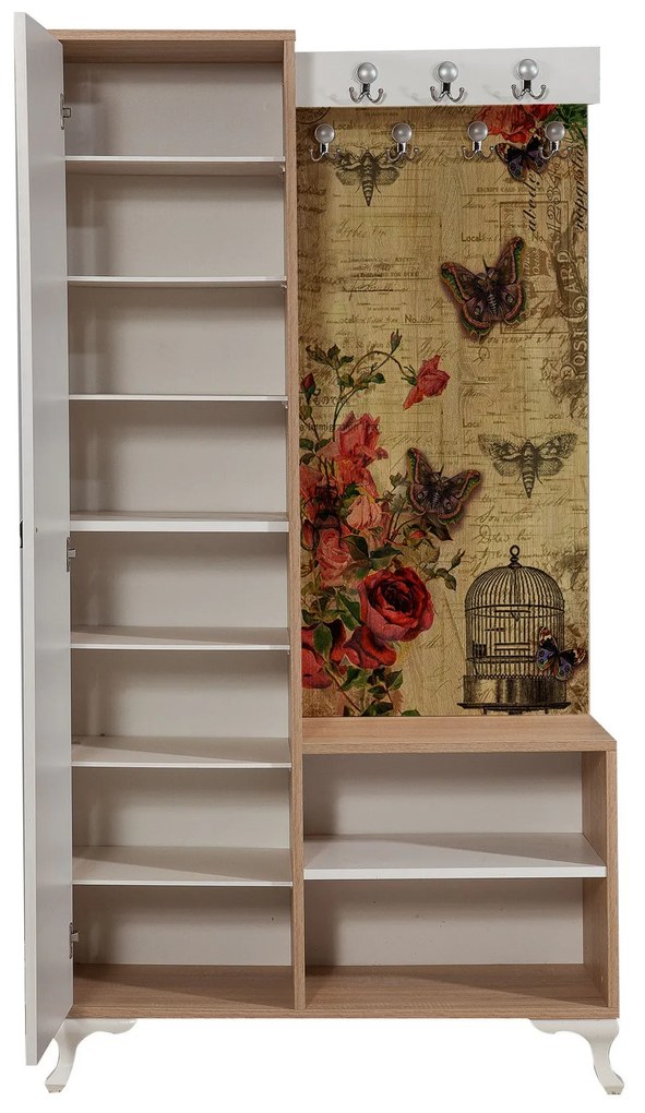 Hall Stand Inci – Carvalho Sonoma – 100x190x36 cm