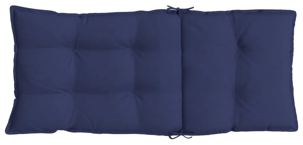 Almofadões cadeira encosto alto 2pcs tecido oxford azul-marinho