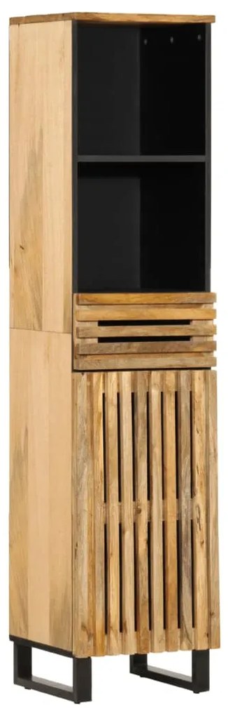 vidaXL Aparador 38x34x160 cm madeira de mangueira áspera maciça