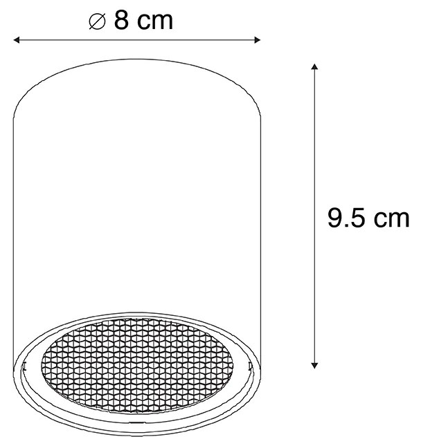 Projetores de design preto - Tubo Honey Design