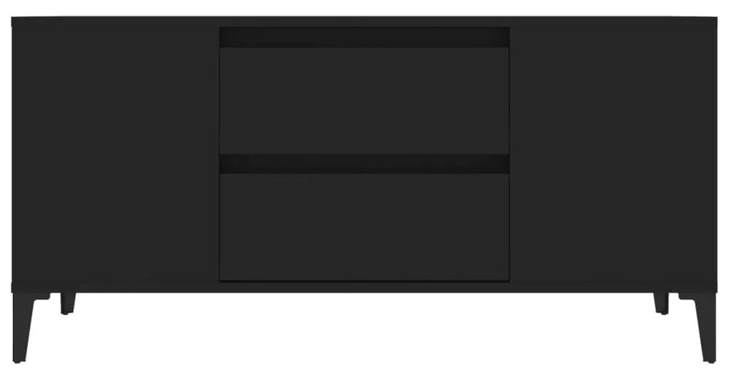 Móvel para TV 102x44,5x50 cm derivados de madeira preto