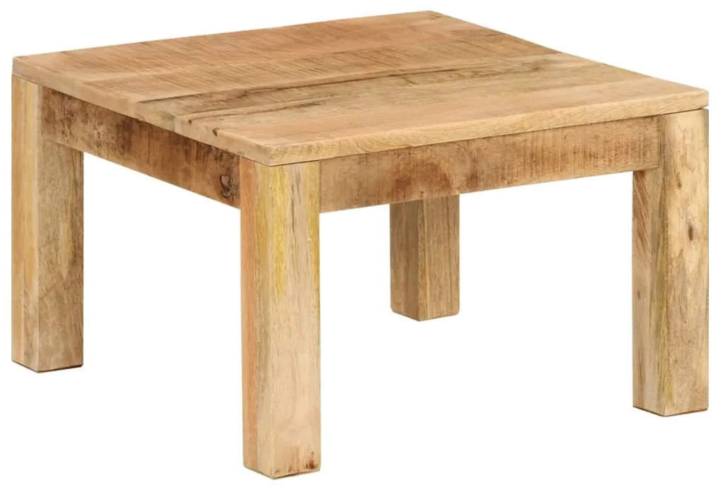 Mesa de centro 55x55x35 cm madeira de mangueira maciça