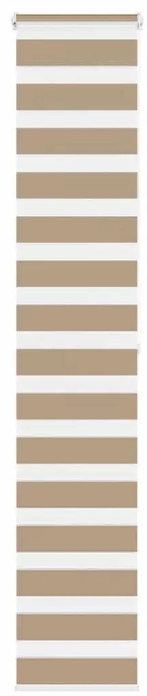 vidaXL Cortina de zebra 45x200 cm largura do tecido 40,9 cm poliéster