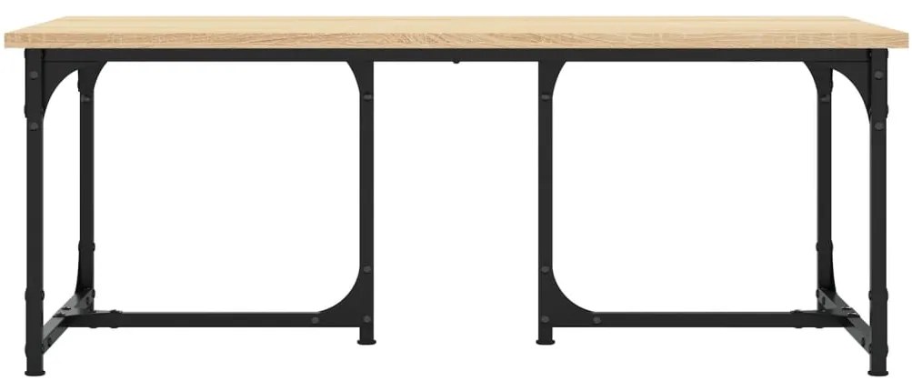 Mesa de centro 90x50x35 cm derivados madeira carvalho sonoma
