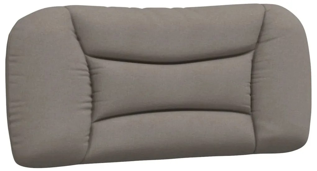 Estrutura de cama sem colchão 90x190 cm tecido cinzento