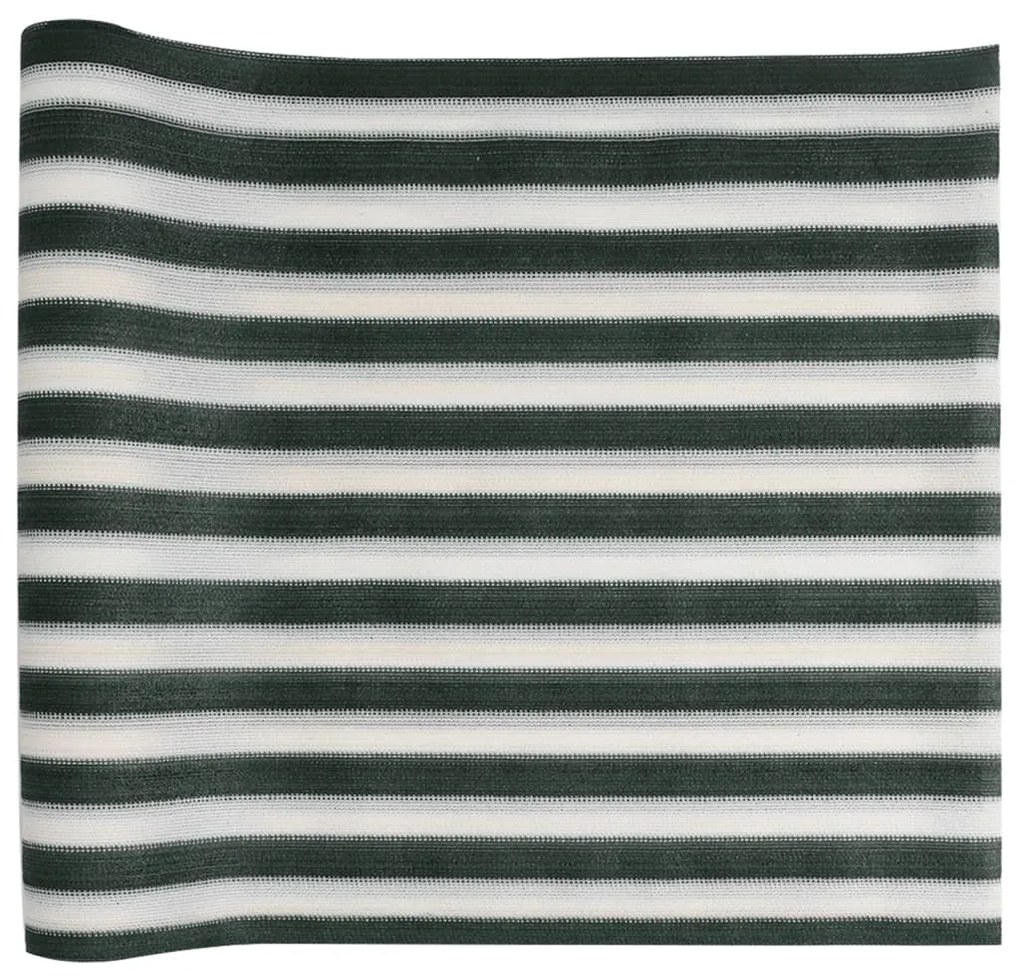 Rede de privacidade PEAD 75 g/m² 1,8x50 m verde e branco