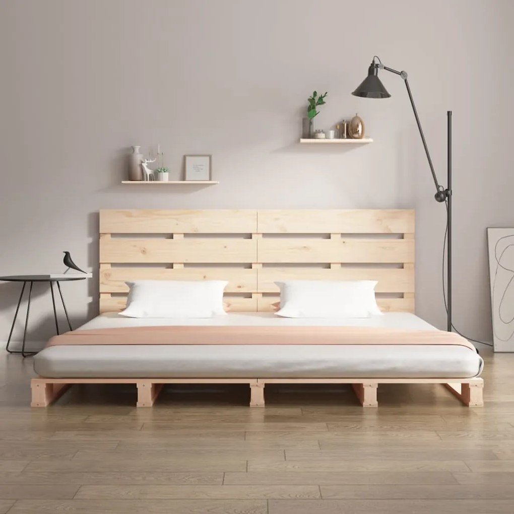 Cama sem colchão 120x200 cm madeira de pinho maciça