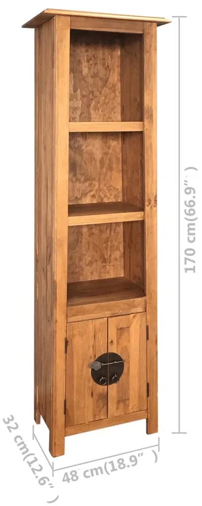 Conjunto de casa de banho 5 pcs madeira de pinho maciça