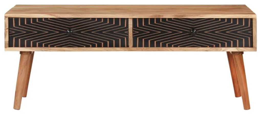 Mesa de centro 100x50x39 cm madeira de acácia maciça