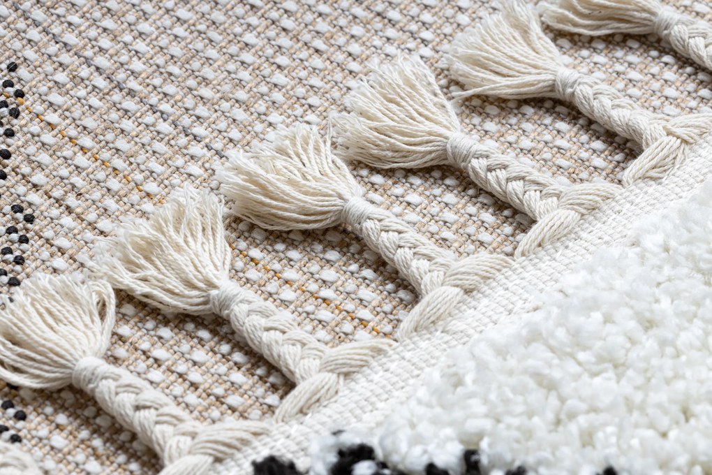 Tapete, Passadeira BERBER CROSS branco - para cozinha, ante-sala, corredor