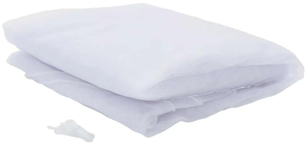 Rede mosquiteira para cama malha 220 56x56x220 cm branco