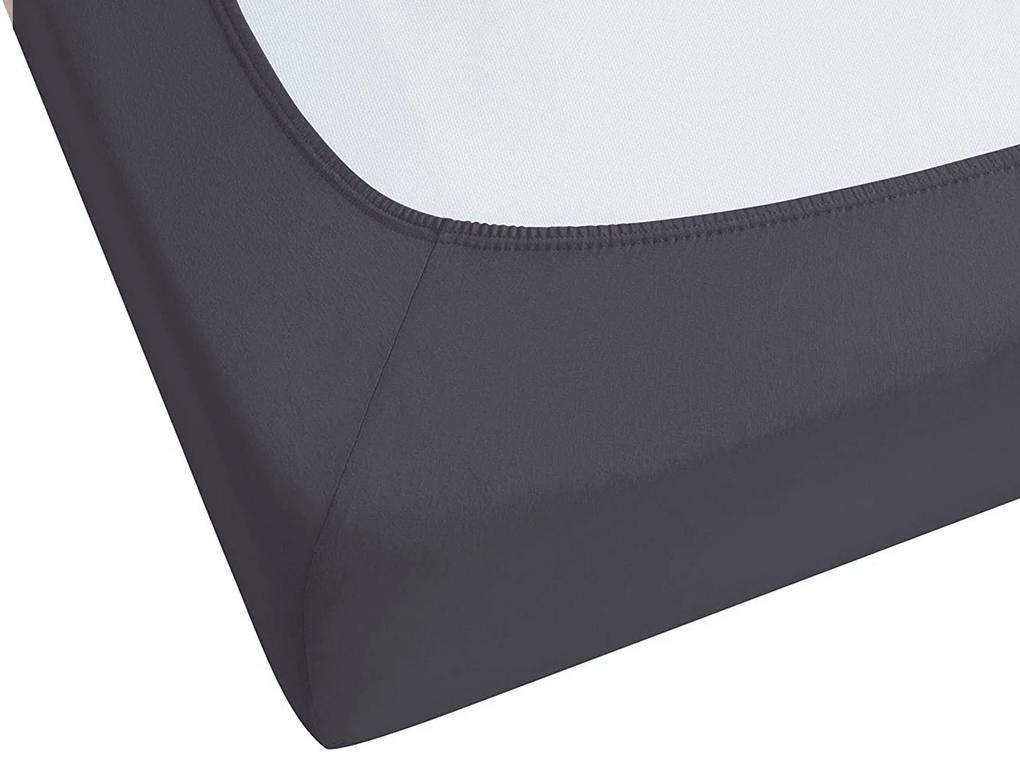 Lençol-capa em algodão preto 200 x 200 cm HOFUF Beliani